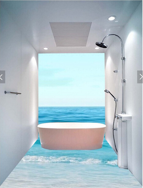 ocean dolphin sea water 3d bathroom tile