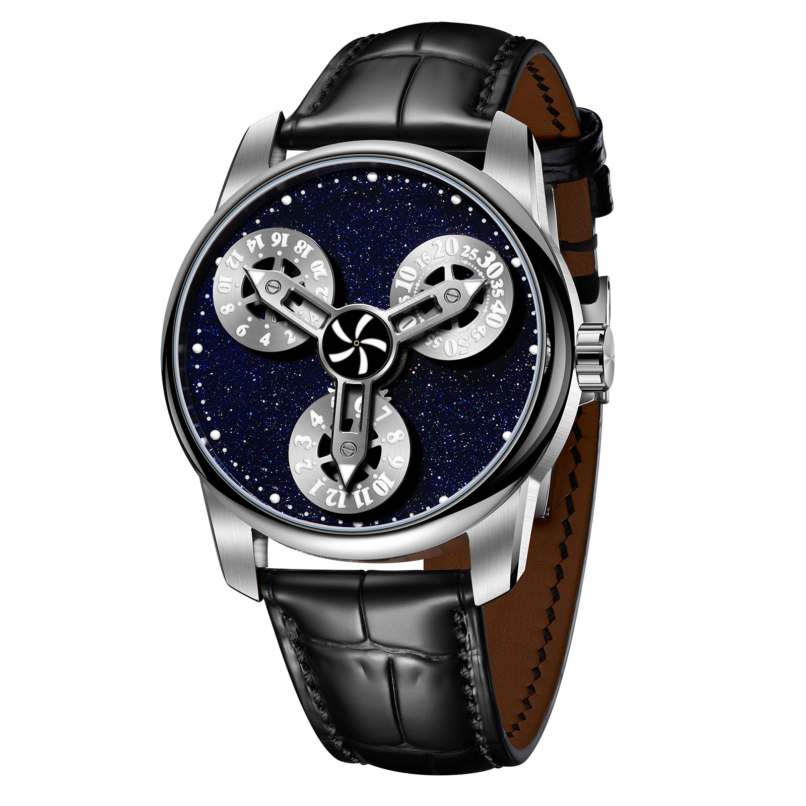 Custom Logo Original Male  Tourbillon Movement Hand Men Wrist Luxury  Mechanical Watch