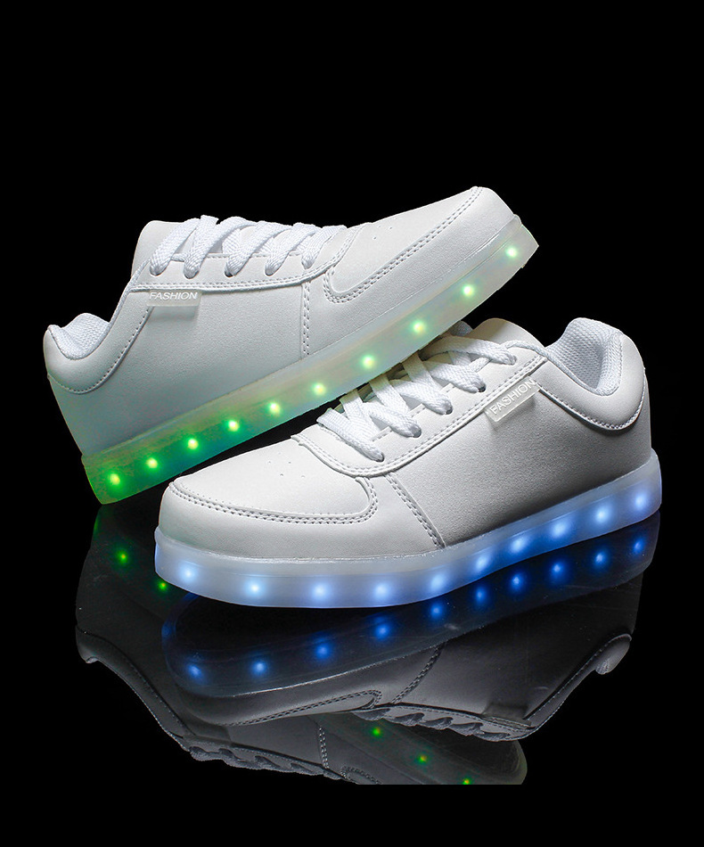 Wholesale factory zapatillas light up led sneaker customize led Adult flash men light running led shoes