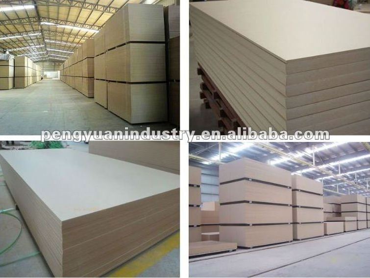 Cheap plate mdf 2.5mm price Plain MDF Boards