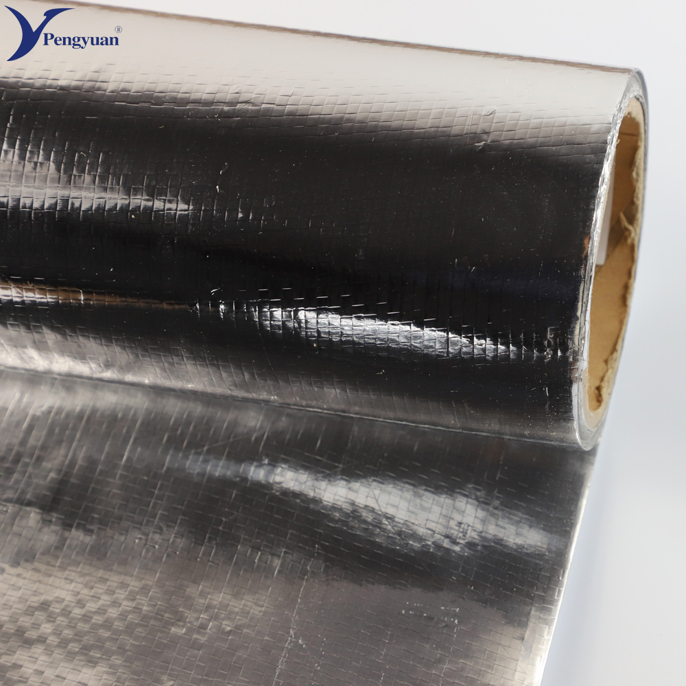 8' x 1000'Aluminum foil reflective anti glare woven cloth thermal insulation fabric