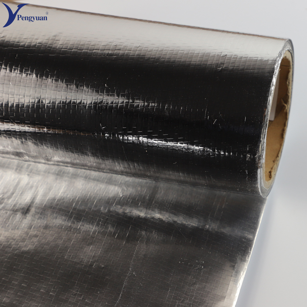 8' x 1000'Aluminum foil reflective anti glare woven cloth thermal insulation fabric