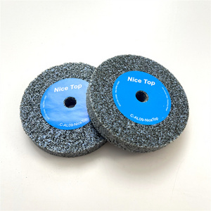 Flexible Grinding Wheel  Nylon Fiber Non Woven Polishing Wheel Deburr and Finish PRO Unitized Wheel