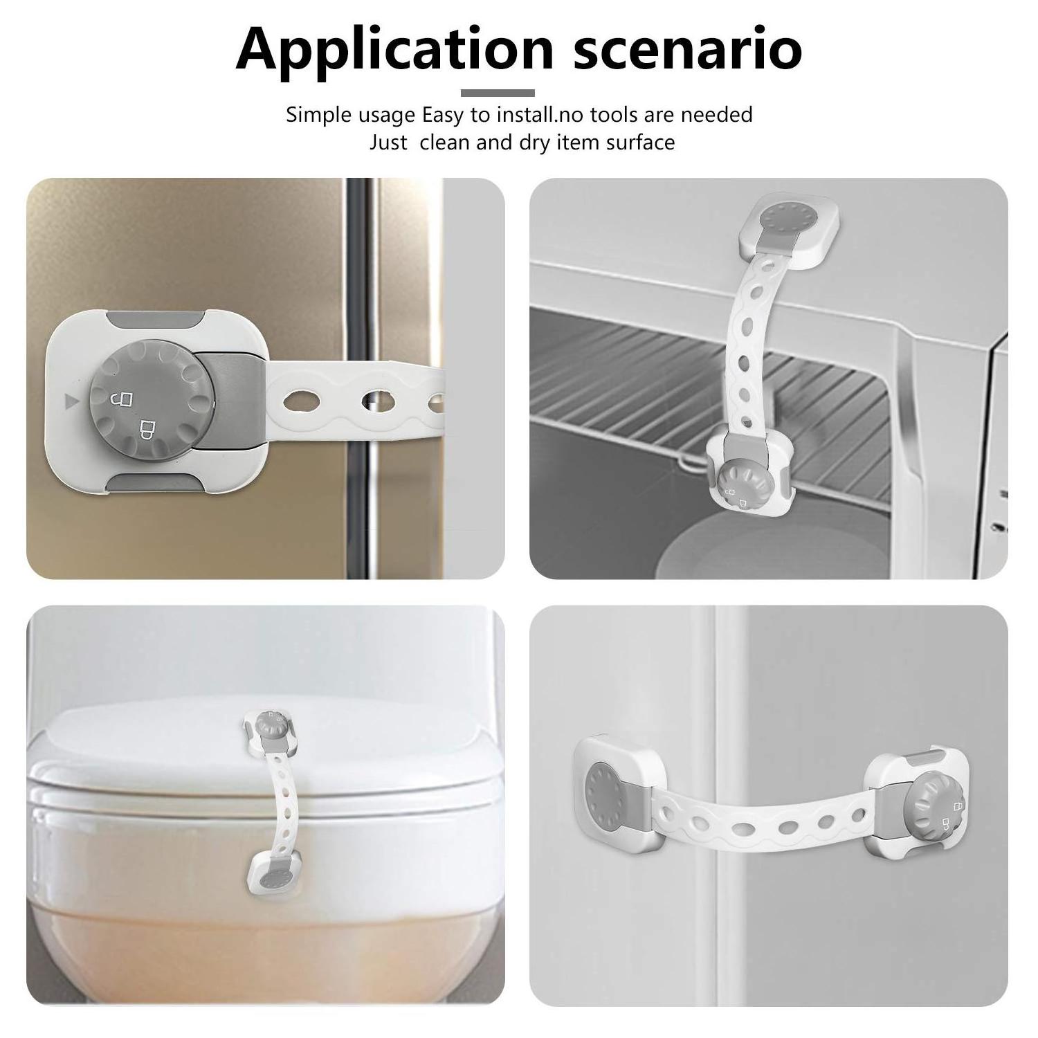 Baby Protection Accessories Adjustable Strap Drawer Safety Lock, Baby Safety, Child Locks Child Proof Cabinet Latch/