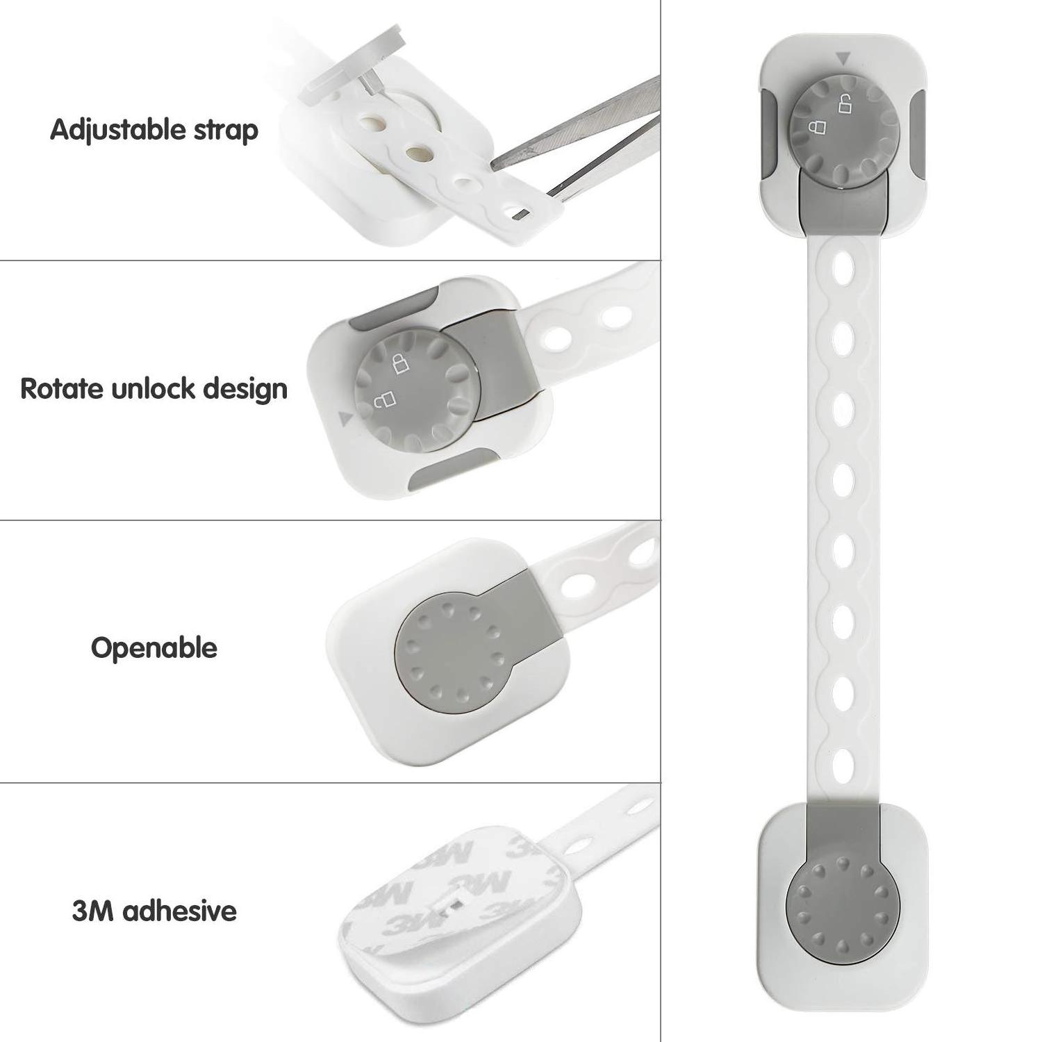 Child Safety Lock Drawers And Doors To Prevent Pinch Baby Safety Lock To Protect Baby