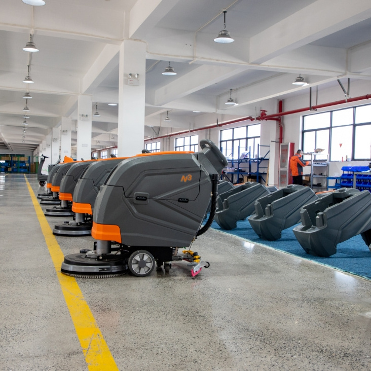 Top Quality Ceramic Epoxy Marble PVC Terrazzo Floor Cleaning Machine Industrial Commercial Big House Electric Floor Scrubber