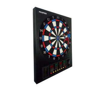 Good price quality dart score board dartboards with 12 darts cabinet electronic dartboard