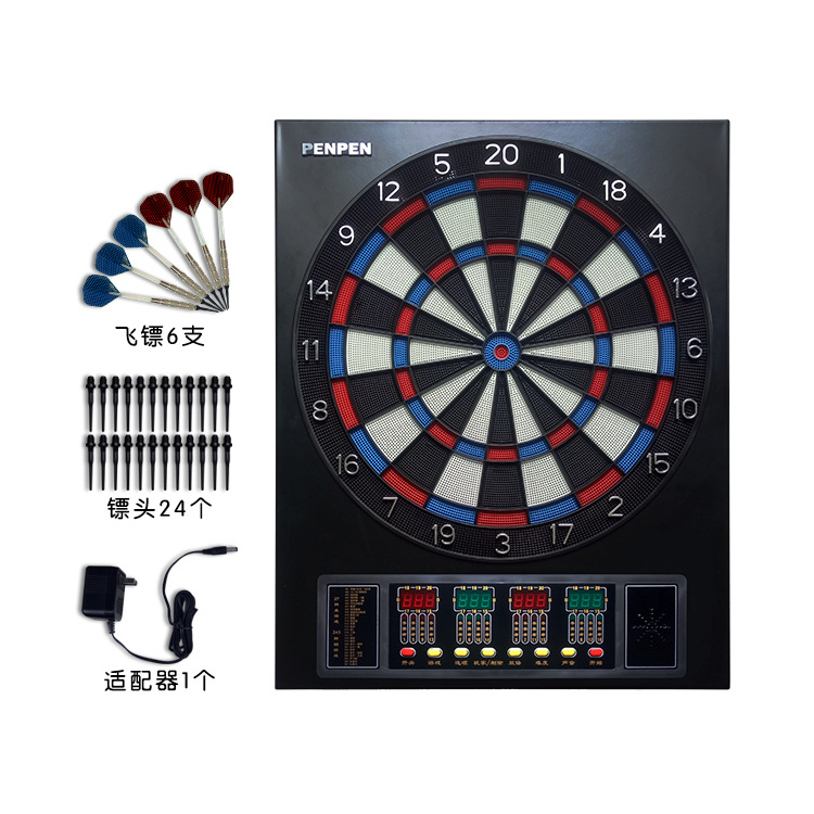 Good price quality dart score board dartboards with 12 darts cabinet electronic dartboard