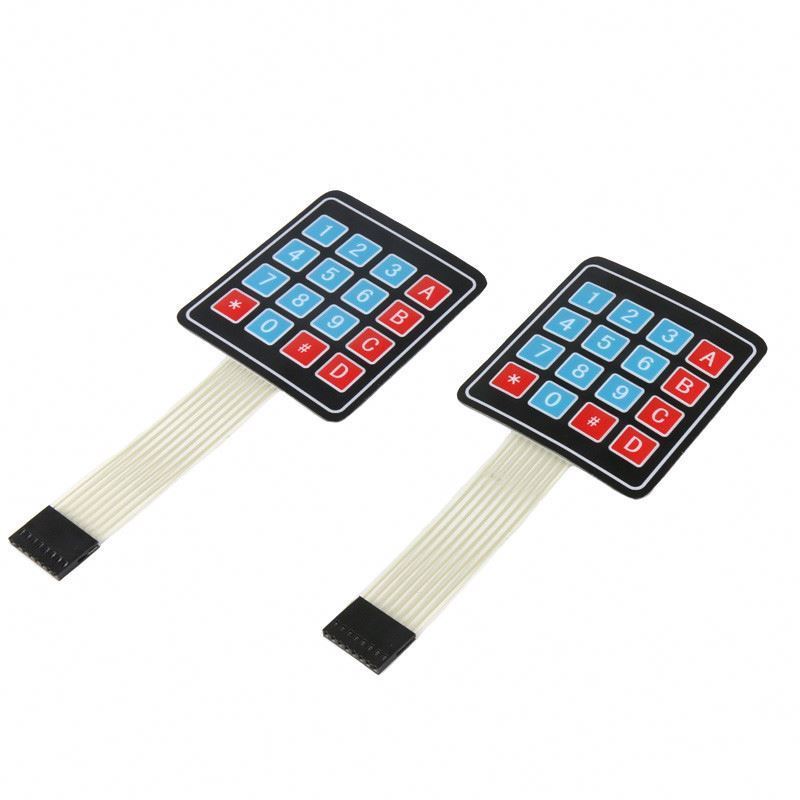 New Wholesale 4x4 Matrix Array 16 keys Membrane Key Switch Keypad Keyboard Control Panel for ardui AVR PIC ARM DIY