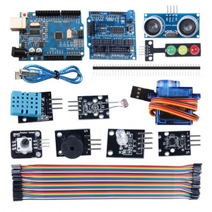 DIY Educational Programming ATmega328p Starter Kit LED Color Sensor Traffic Light Learning Kit for ardui