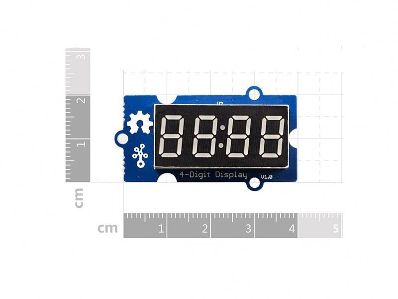 Grove 4 Digit 7 Segment Red Alphanumeric LED Display TM1637 Controller 4 Digit Display Grove V1.0 Module for ardui Micro Bit