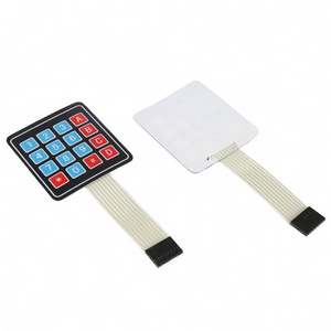 New Wholesale 4x4 Matrix Array 16 keys Membrane Key Switch Keypad Keyboard Control Panel for ardui AVR PIC ARM DIY