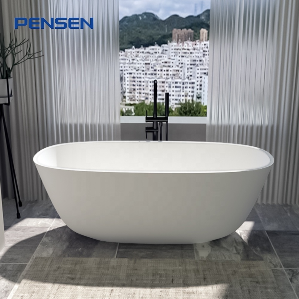 Custom Popular 1600*800*560mm Seamless Joint European New Design Luxury Hotel Bathroom Bathtub For Adults