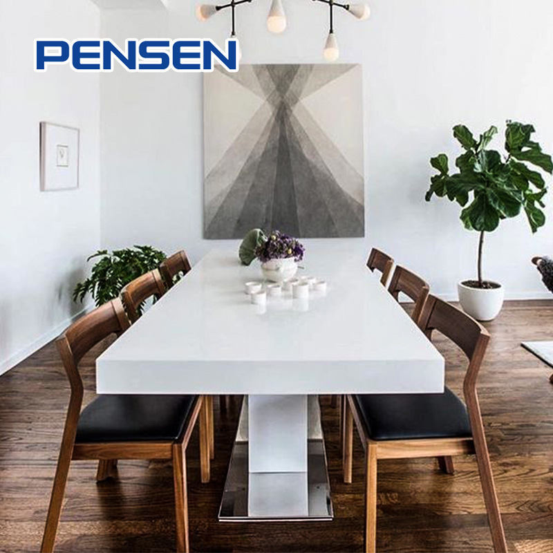 Pensen solid surface acrylic solid surface benchtop kitchen island counter benchtop in artificial stone countertop