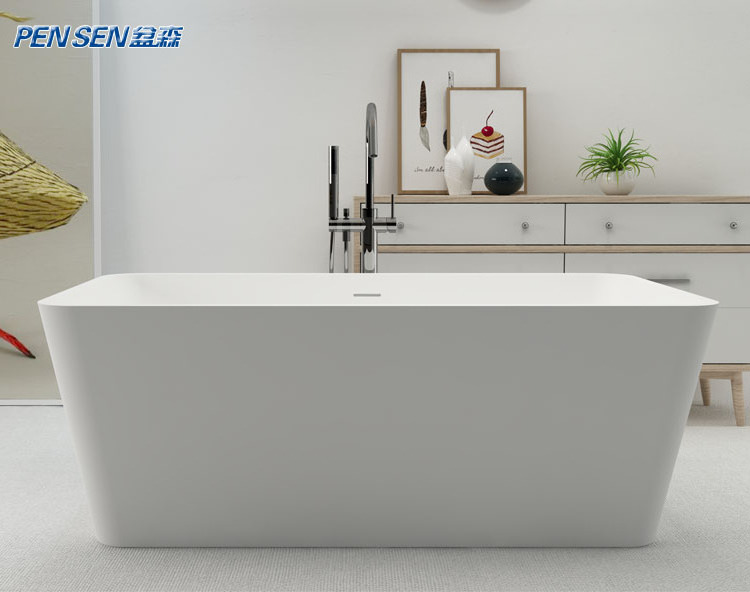 PENSEN Supplier best acrylic bathtub price india acrylic sheet for bathtub artificial stone bathtub