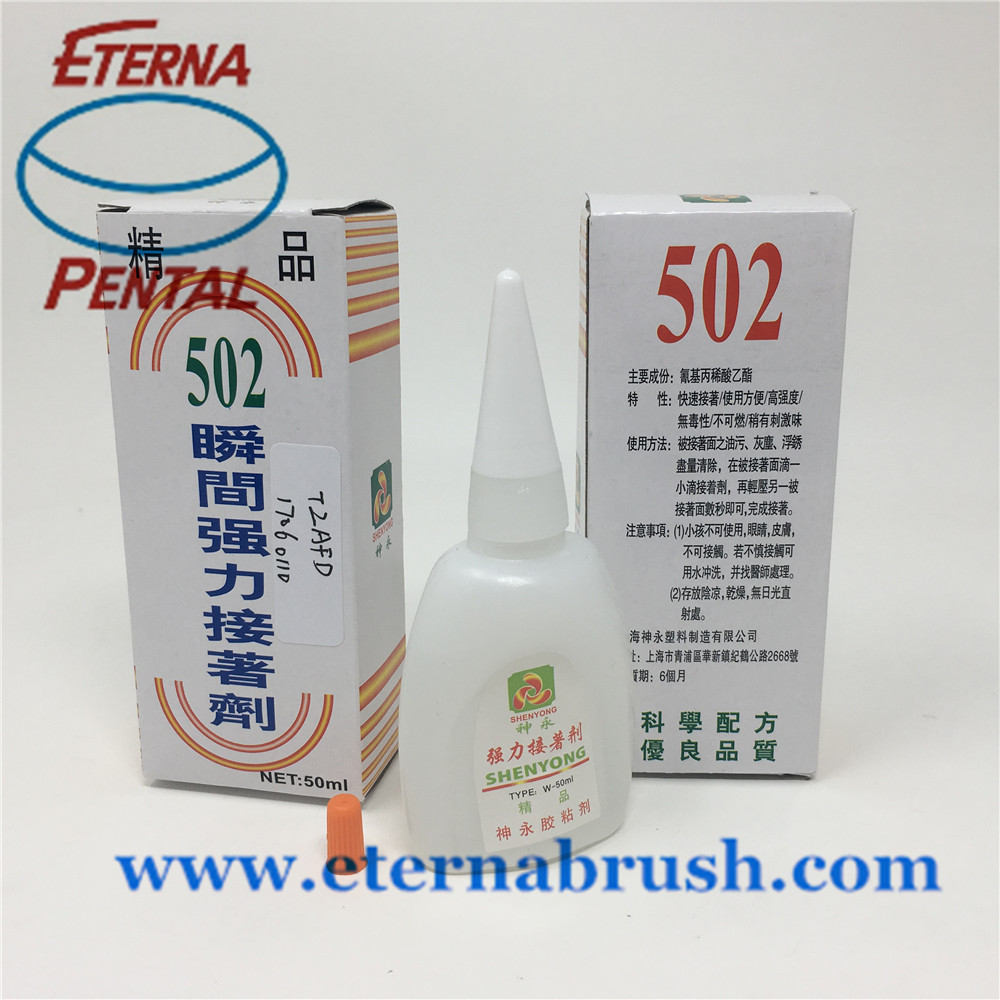 Wholesale High Quality Clear Cyanoacrylate Super 502 Liquid Glue for Shoes Repair and Care