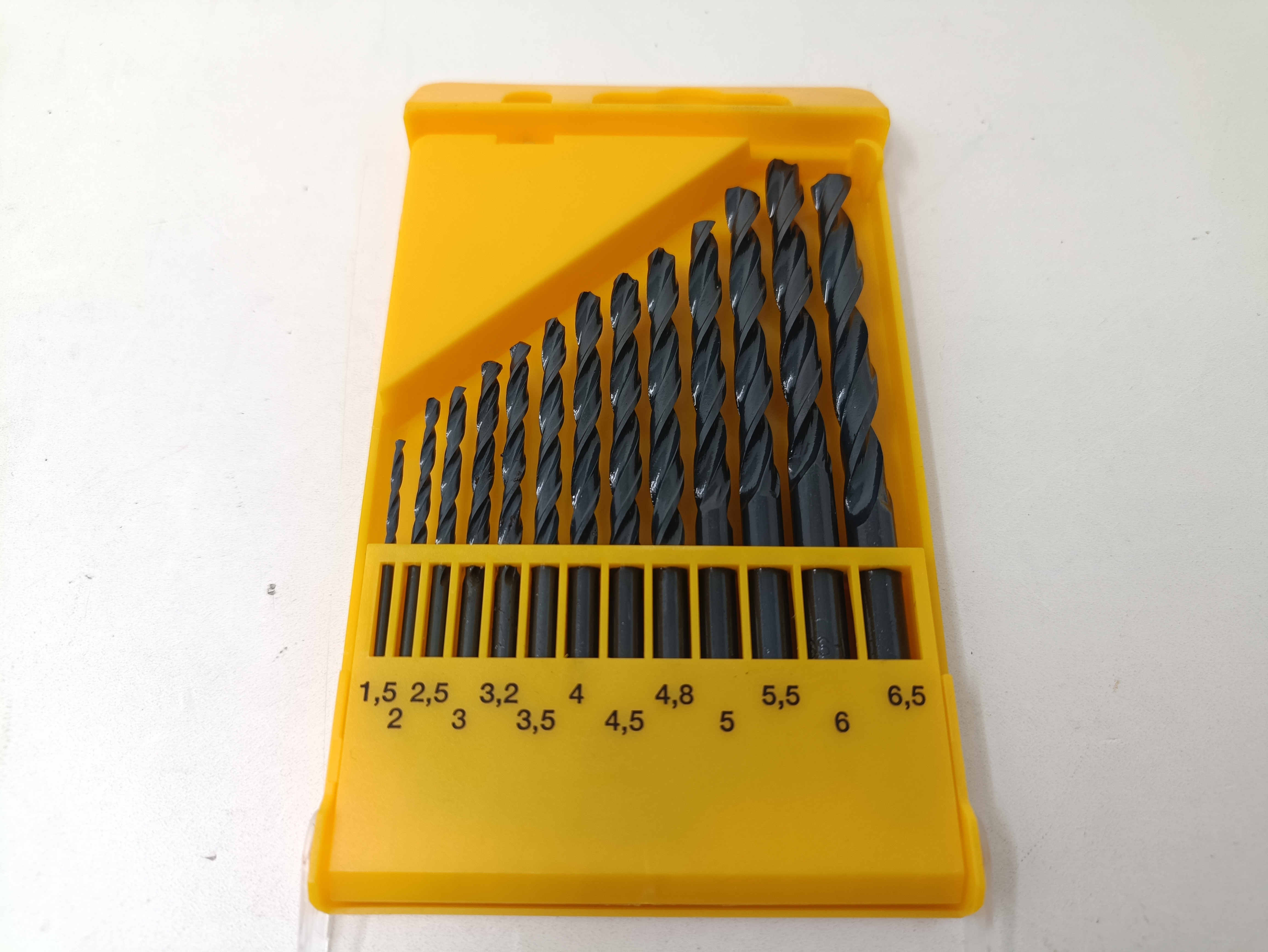 13pcs DIN338 Black Diamond High Speed 4241 Steel Drill Bit Sets For Drilling In Wood