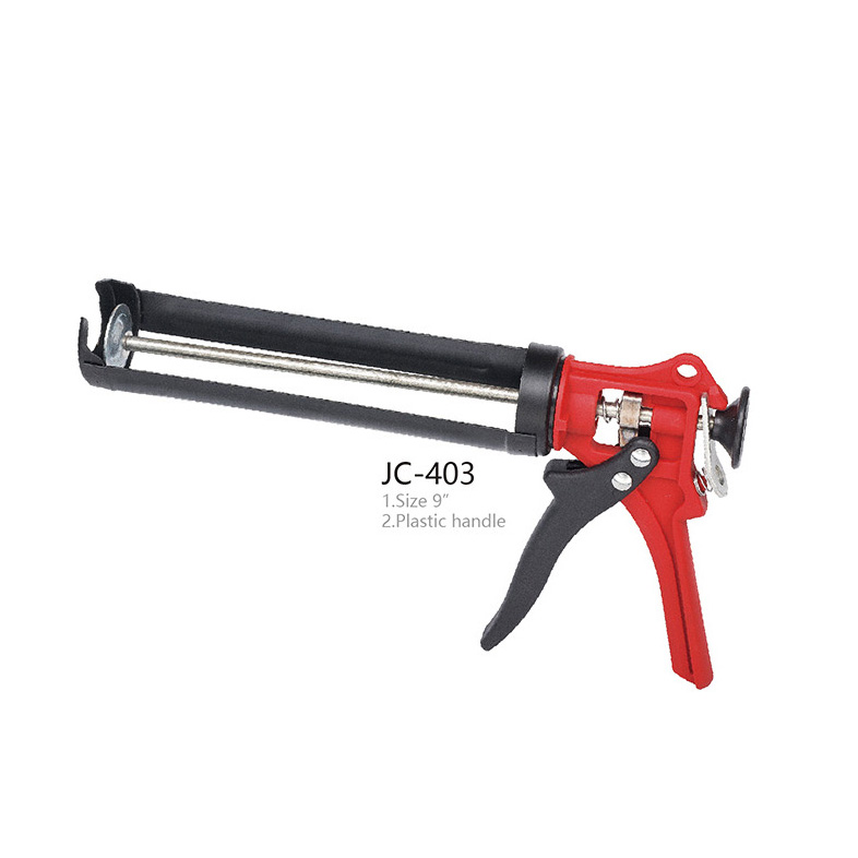 OEM JC-401 Silicone Sealant Gun Powder Coated Steel Body Nylon Body Aluminum or Plastic Handle Caulking Gun