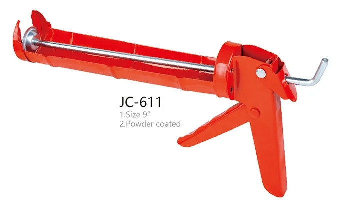 High Quality JC-602 Heavy Duty Caulking Tool Steel Aluminum Handle Portable Hand Silicone Heated Caulking Gun