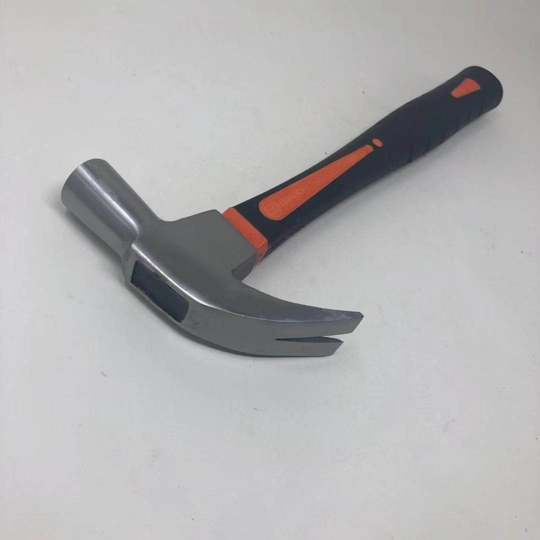 Brand Customized Nail Tool Hand Tool Carbon Steel Hammer Claw Hammer With Soft Handle