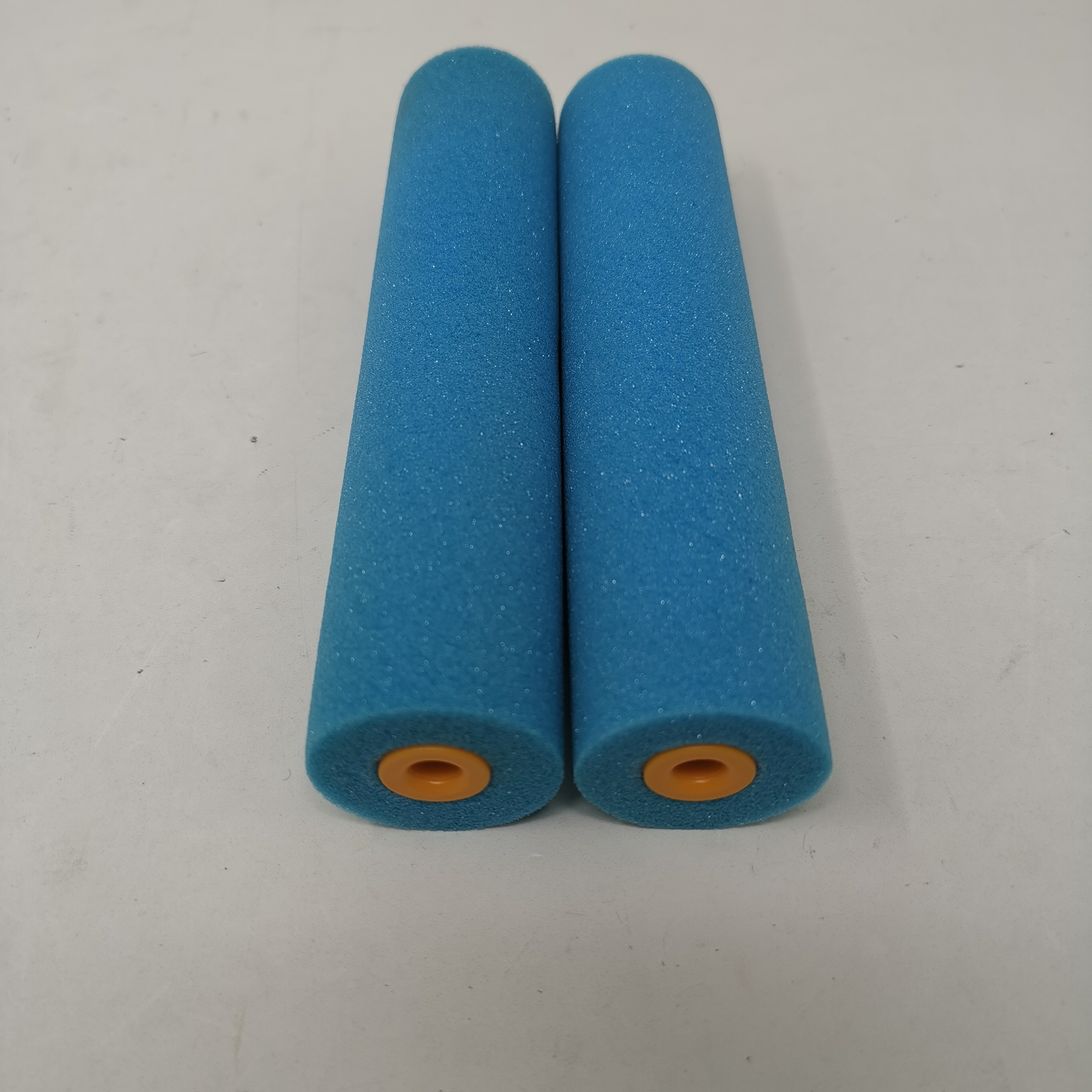 Factory Price 6 inch Blue Color Mini Roller Oil Based  High Density  Two Flat Ends Paint roller Foam Roller