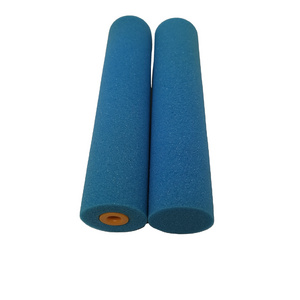 Factory Price 6 inch Blue Color Mini Roller Oil Based  High Density  Two Flat Ends Paint roller Foam Roller