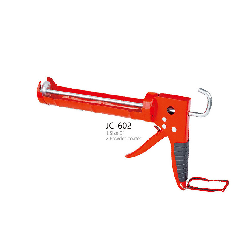 High Quality JC-602 Heavy Duty Caulking Tool Steel Aluminum Handle Portable Hand Silicone Heated Caulking Gun