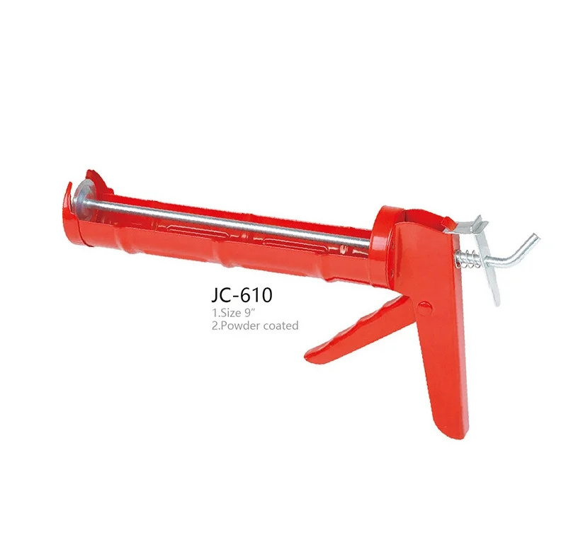 High Quality JC-602 Heavy Duty Caulking Tool Steel Aluminum Handle Portable Hand Silicone Heated Caulking Gun