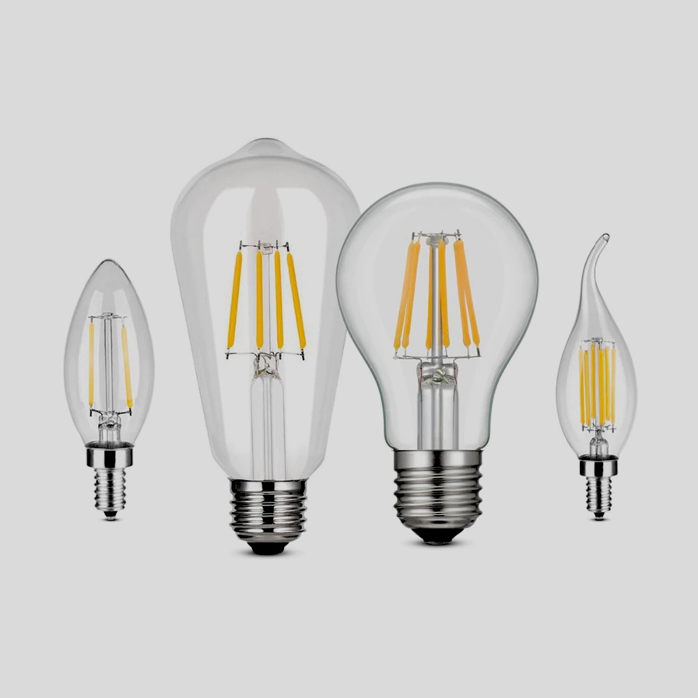 6W Filament LED ST64 Teardrop 3000K Bulb Dimmable led vintage filament bulb based E27