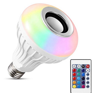 Hot Sale White Music Bulb Speaker Music Led Light Bulb Party Atmosphere Lamp Rgb Smart Speaker Bulb