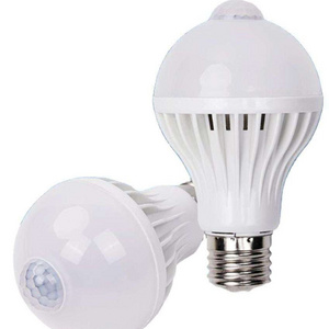 High Lumen Induction Bulb 3000k 4000k 6000k Sensor Led Bulb White Led Bulb Motion Sensor Night Light