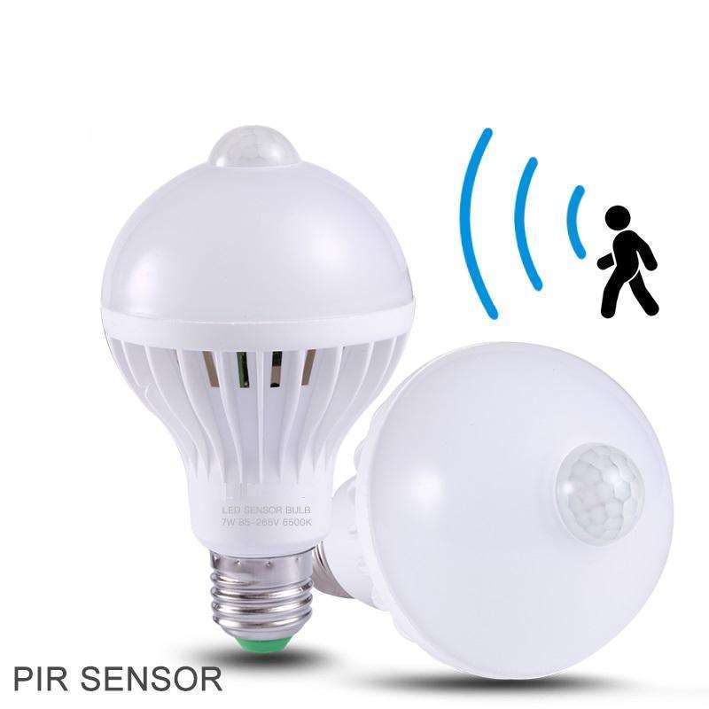 High Lumen Induction Bulb 3000k 4000k 6000k Sensor Led Bulb White Led Bulb Motion Sensor Night Light