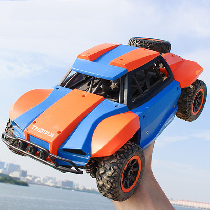 High Speed Car Radio Controlled Machine 1:18 Remote Control Car Toys for Children Kids RC Car 2.4G Electric Window Box Orange 3C