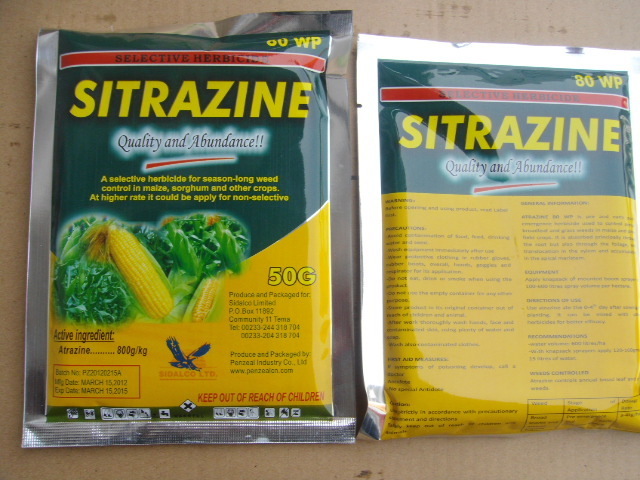 Atrazine Atrazine Atrazine 99%TC 50%SC 80%WP 1912-24-9 Agrochemical Herbicide