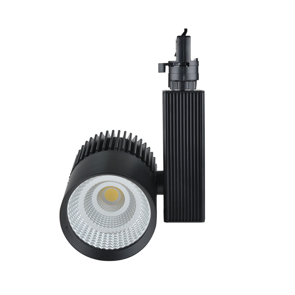 Business 50W COB LED track spot light with 2 3 4 pins adapter.LED track light LED COB track spot light