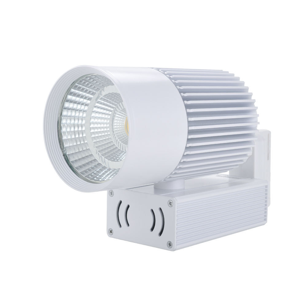 Business 50W COB LED track spot light with 2 3 4 pins adapter.LED track light LED COB track spot light