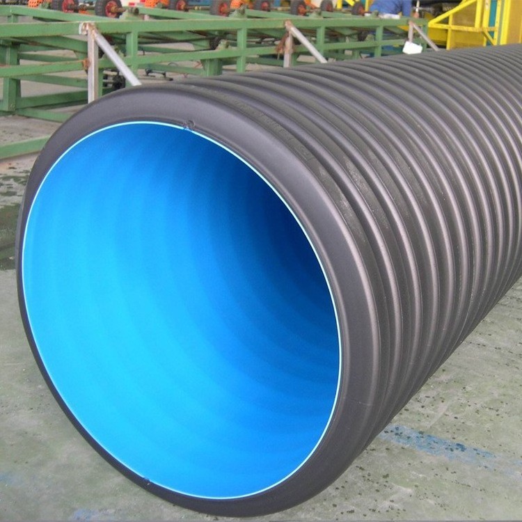 600mm High Quality HDPE Double Wall Corrugated Pipe For Culvert Drainage