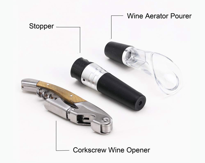 Silicone Wine Saver Bottle Cork Custom Vacuum Wine Bottle Stopper Set Air Pump And Stopper Functions Reusable Plug Cork