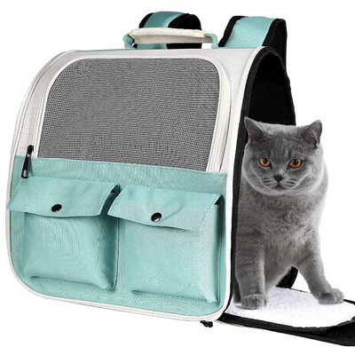 Breathable Pet Backpack Cat Bag for Small Dogs and Cats Outdoor Travel Pet Carriers