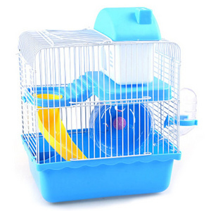 Big Hamster Cage Pet Cages Houses 2 Tier Portable Small Animal Living Premium Rectangle Transparent Plastic Hamster Cage Pepper