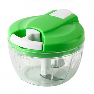 kitchen hand held manual portable food processor fruit vegetable mincer masher garlic chopper