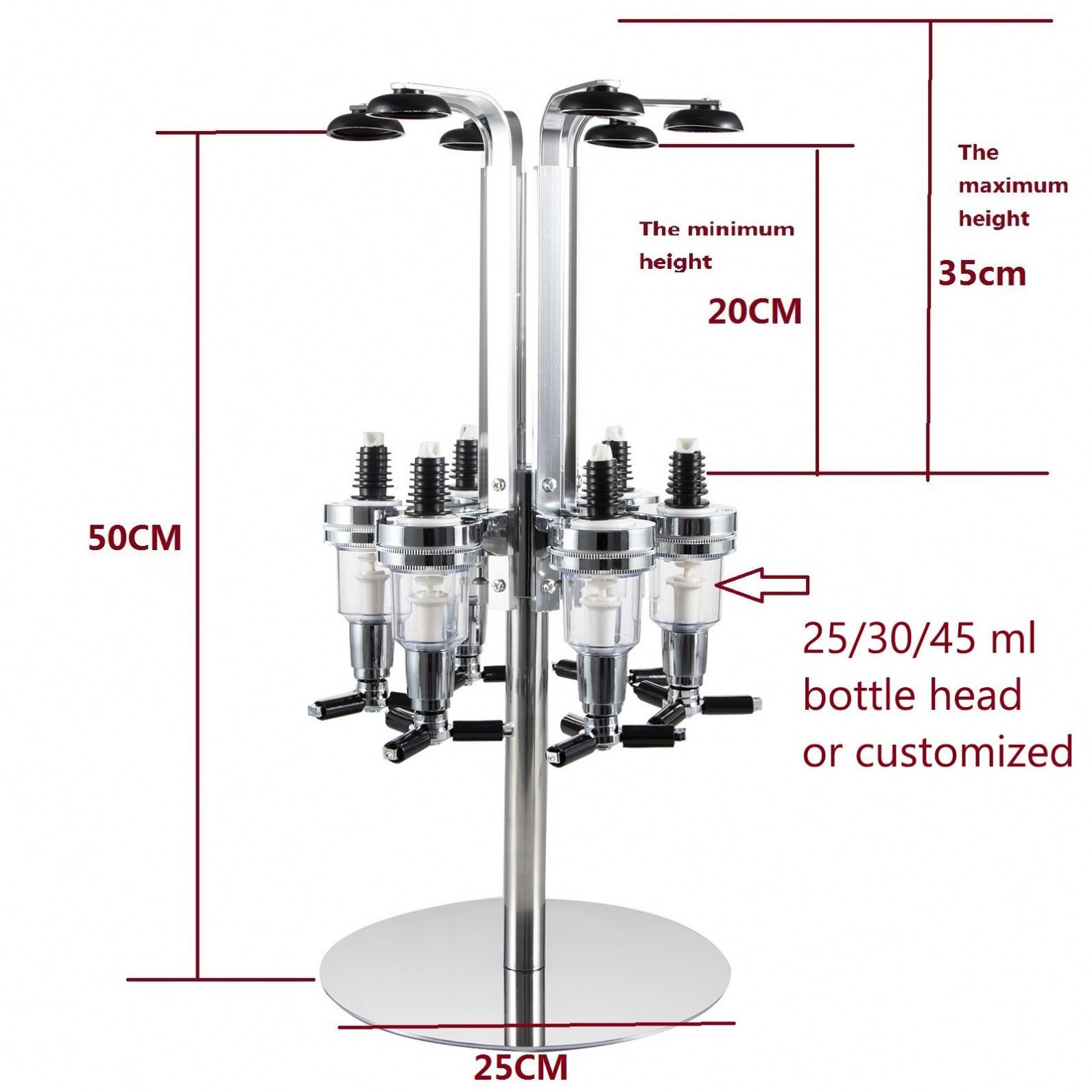 3 bottle Drink dispenser wine dispenser liquor dispenser liquor bottle holder