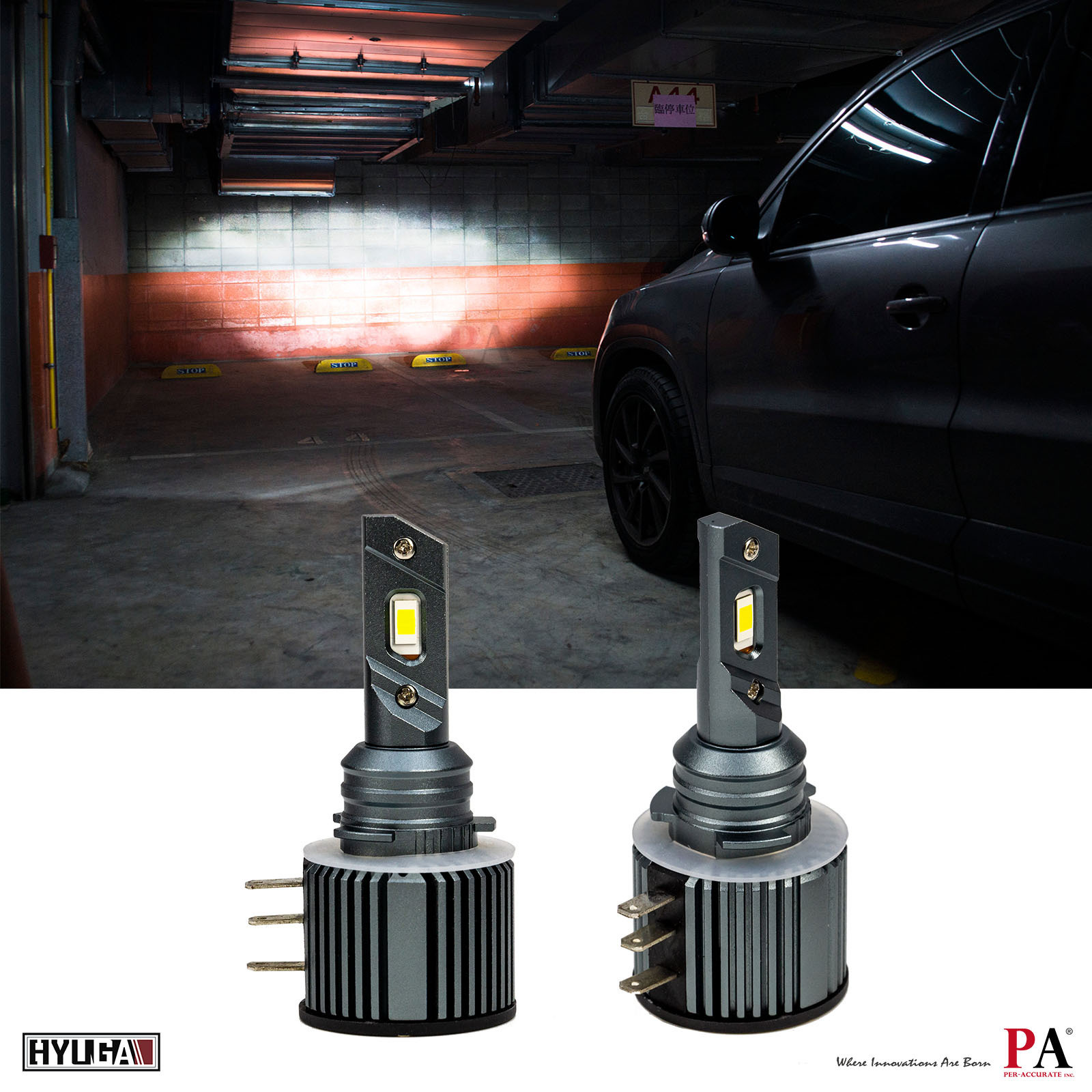 H15 DRL / High Beam CANBUS LED Headlight High Lumen 2600LM