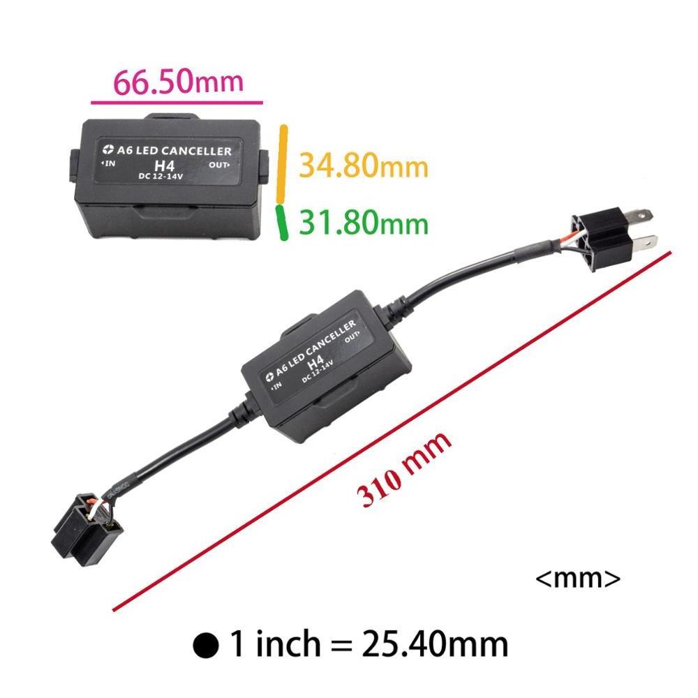 PA LED Headlight Decoder Anti Flicker Error Free for H4/H7/H8/H9/H11/9005/9006