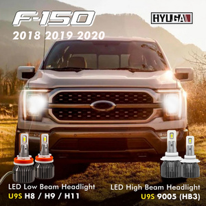 Compatible with 2018 2019 2020 Ford F-150 LED Lighting Kit Replacement Headlight High Brightness Bulbs Whole Car Combination