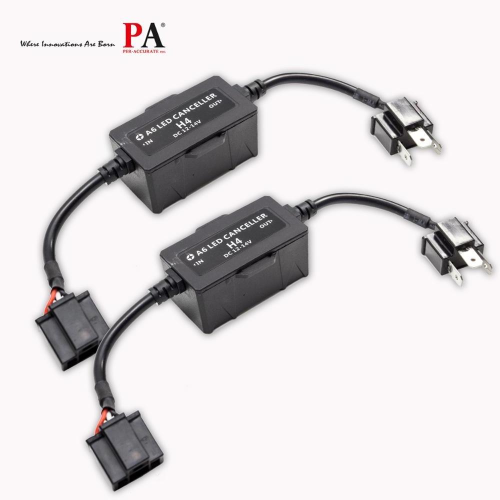 PA LED Headlight Decoder Anti Flicker Error Free for H4/H7/H8/H9/H11/9005/9006