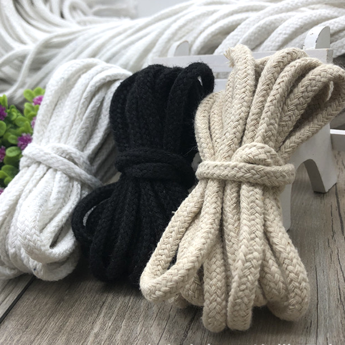 Garment accessory custom length shoe string hoodies pants cotton round drawcord with plastic metal cord ends