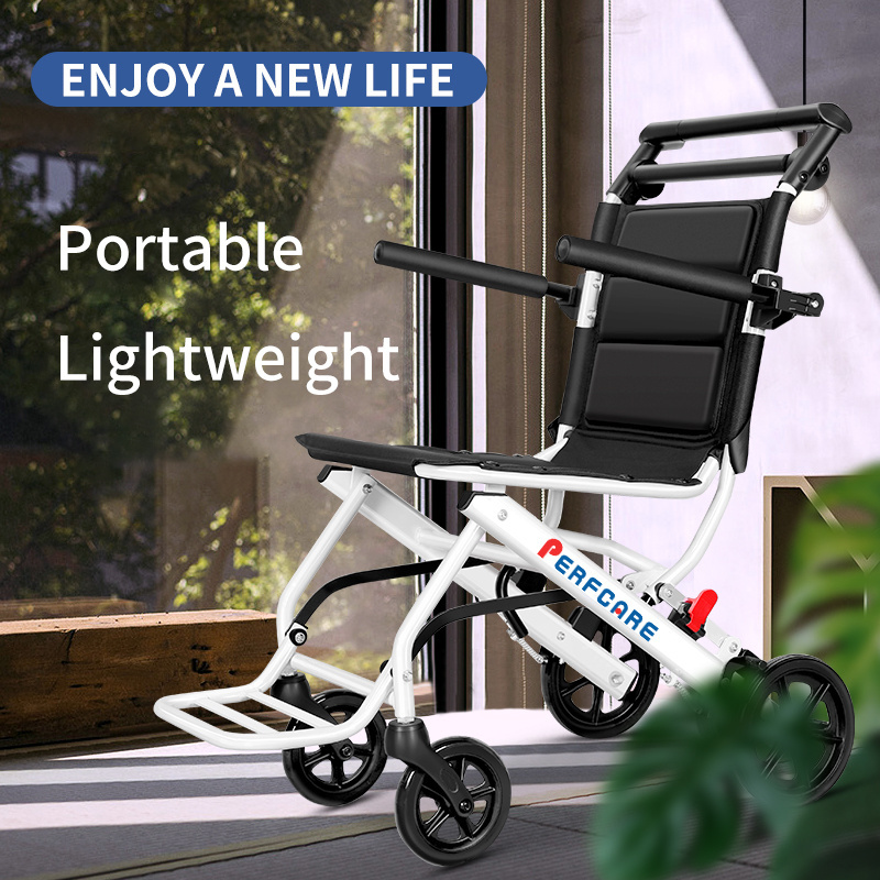 Elderly Portable Ultra Light 6.8kg Aluminum Sport All Terrain Manual Wheel Chair Lightweight Wheelchair