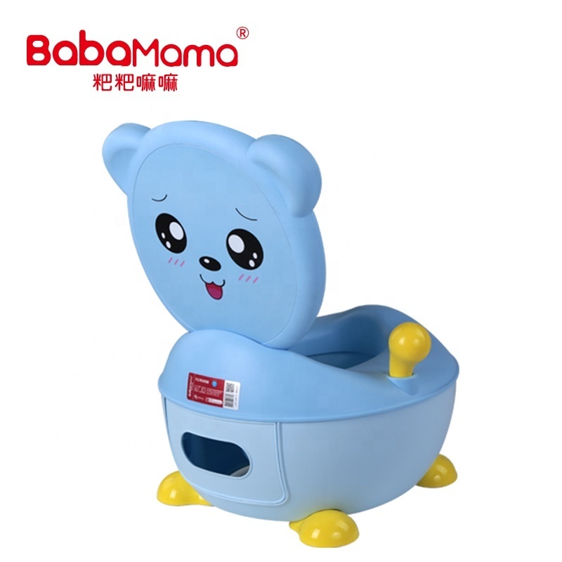 Cartoon Potty Baby Plastic Toilet Girls Boy Portable Potty Seat Folding Chair Cute Frog Drawer Training Potty Children's Toilet