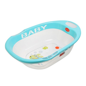 Wholesale Bathroom Products plastic baby bath set infant  for new born baby with bath hammock Baby Shampoo Basin Bath